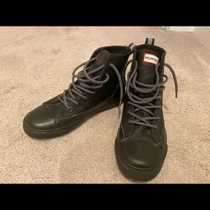 Hunter for Target hightop unisex shoes.